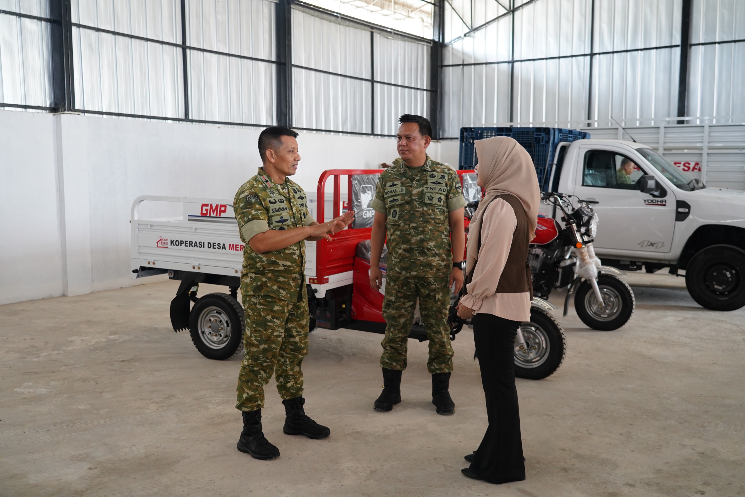 Danrem 043/Gatam Brigjen TNI Sumarlin Marzuki Tinjau Kesiapan Operasional KDKMP Astomulyo di Lampung Tengah