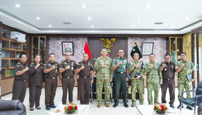 Jampidmil Kejagung Audiensi dengan Pangdam I/BB di Medan, Bahas Koordinasi Perkara Koneksitas