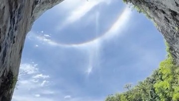 Fenomena Langka Air Terjun di Langit Terekam di Gua Brasil