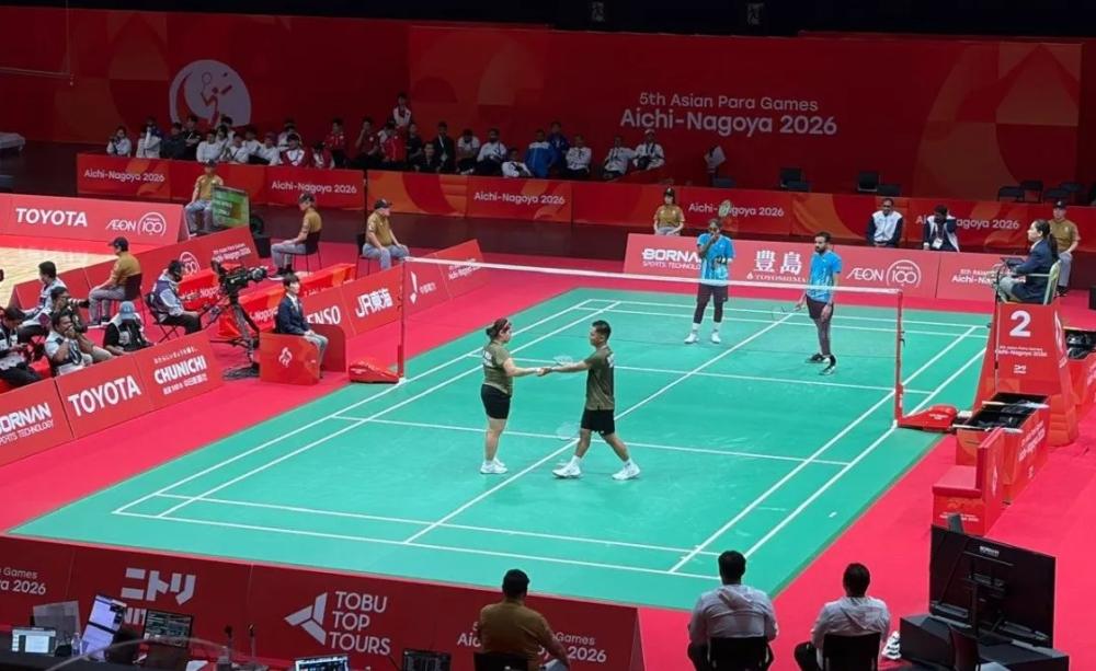 Leani/Hikmat Rebut Emas Pertama Para Bulu Tangkis Asian Para Games 2026