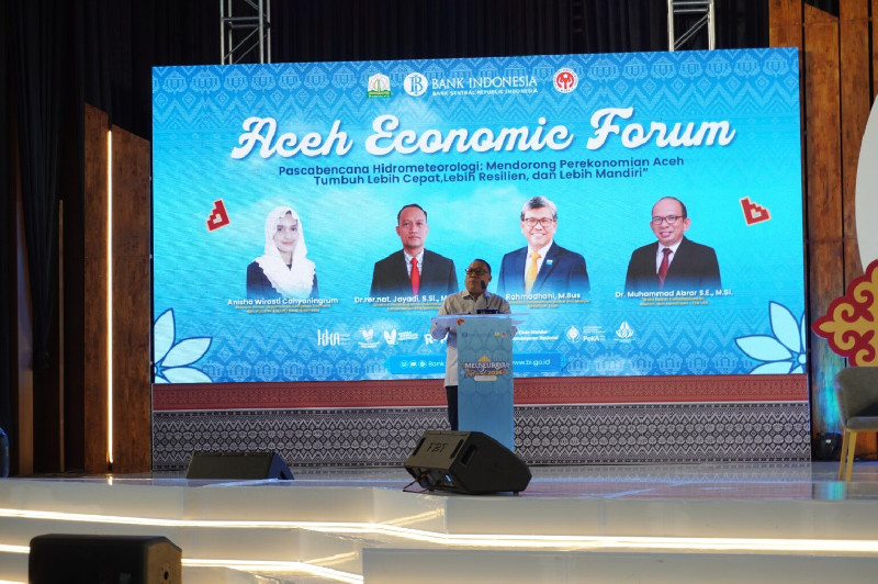 Bank Indonesia Proyeksikan Ekonomi Aceh Tumbuh 4,6-5,1 Persen pada 2026, Ekspor dan Investasi Jadi Tumpuan