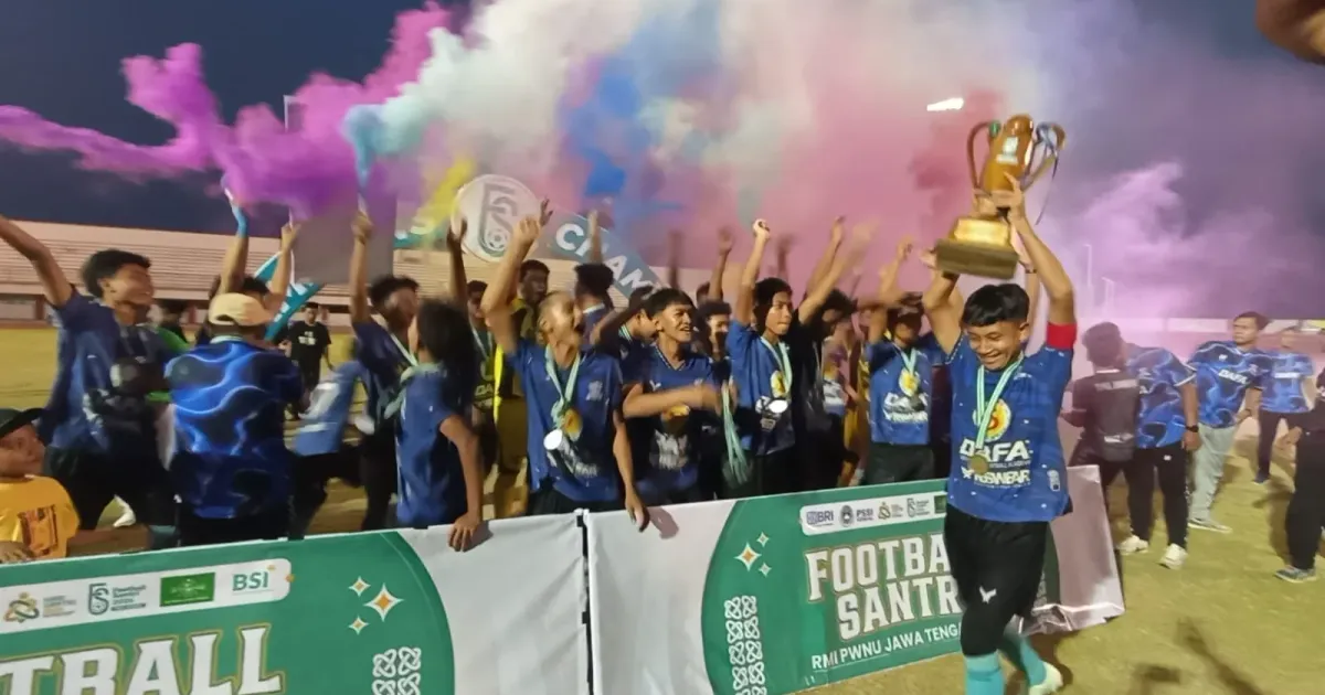 Ponpes Darul Amanah Sukorejo Kendal Juara Football Santri 2026 Usai Tekuk Walisongo Sragen 2-1