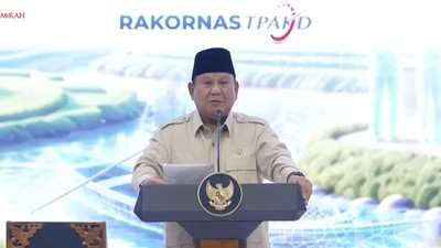Wagub Kaltim Absen di Rakornas TPAKD, Presiden Prabowo Ingatkan Soal Kehadiran