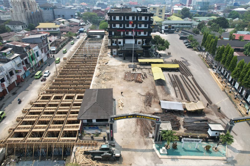 Kodam XV/Pattimura Sebut Penataan Bantaran Sungai Waitomu Ambon Harus Beri Manfaat bagi Pedagang dan UMKM