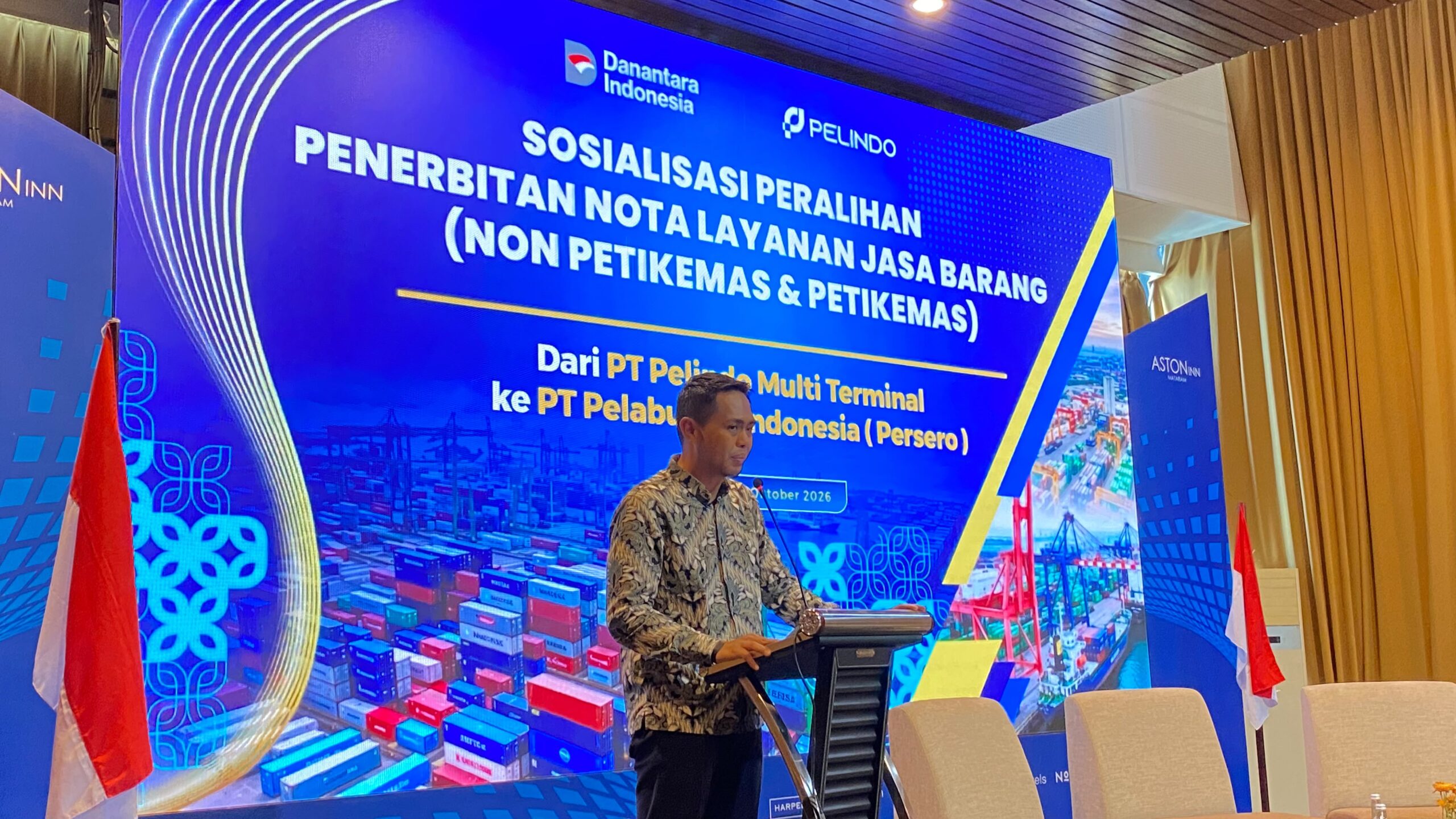 Pelindo Lembar Sosialisasi Peralihan Nota Layanan Jasa Barang Non Petikemas Mulai 1 November 2026