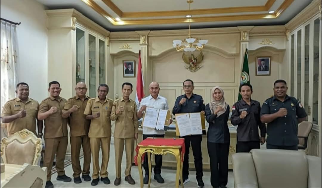 Pemkab Kepulauan Aru dan Bawaslu Teken MoU Netralitas ASN untuk Pemilu 2029 dan Pilkada 2031