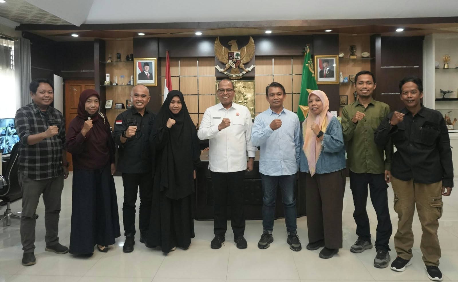 Kajati Sultra Sugeng Riyanta Terima Audiensi AMSI, Sepakati Sinergi Pemberitaan Kinerja Kejaksaan