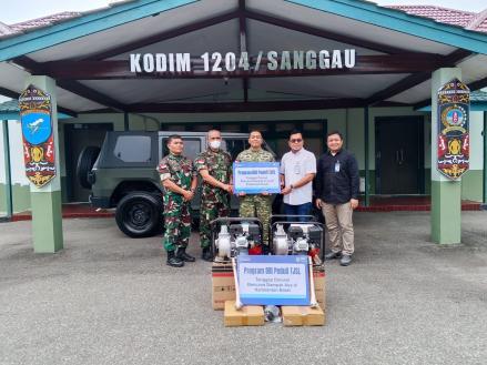 BRI Peduli Kirim 270 Mesin Pompa Air ke Kalimantan Barat