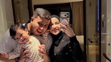 Miskah Shafa Hamil Anak Kedua, Momen Hangat Bareng Suami dan Aisha