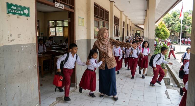 Kemendikdasmen Latih Guru di 4 Provinsi Hadapi Bencana, dari Evakuasi hingga Pemulihan Trauma Murid