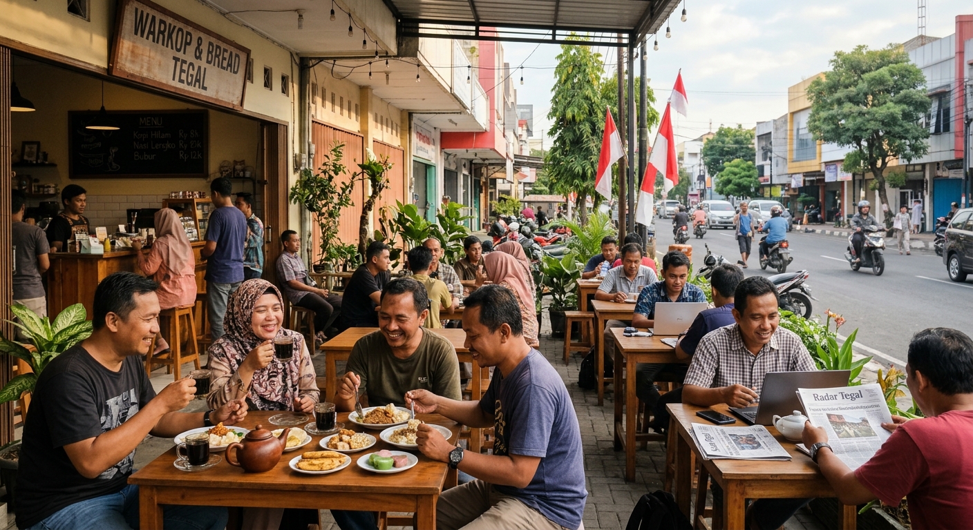 4 Tempat Ngopi Sekaligus Sarapan di Tegal, Ada yang Buka Mulai Pukul 05.30 WIB