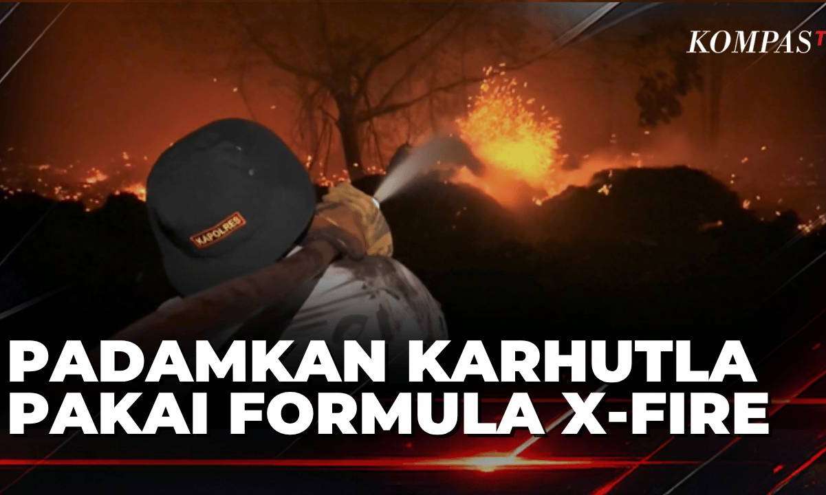 Karhutla di Kotawaringin Timur Belum Padam, Polda Kalteng Pakai Formula X-Fire Basmi Bara Gambut