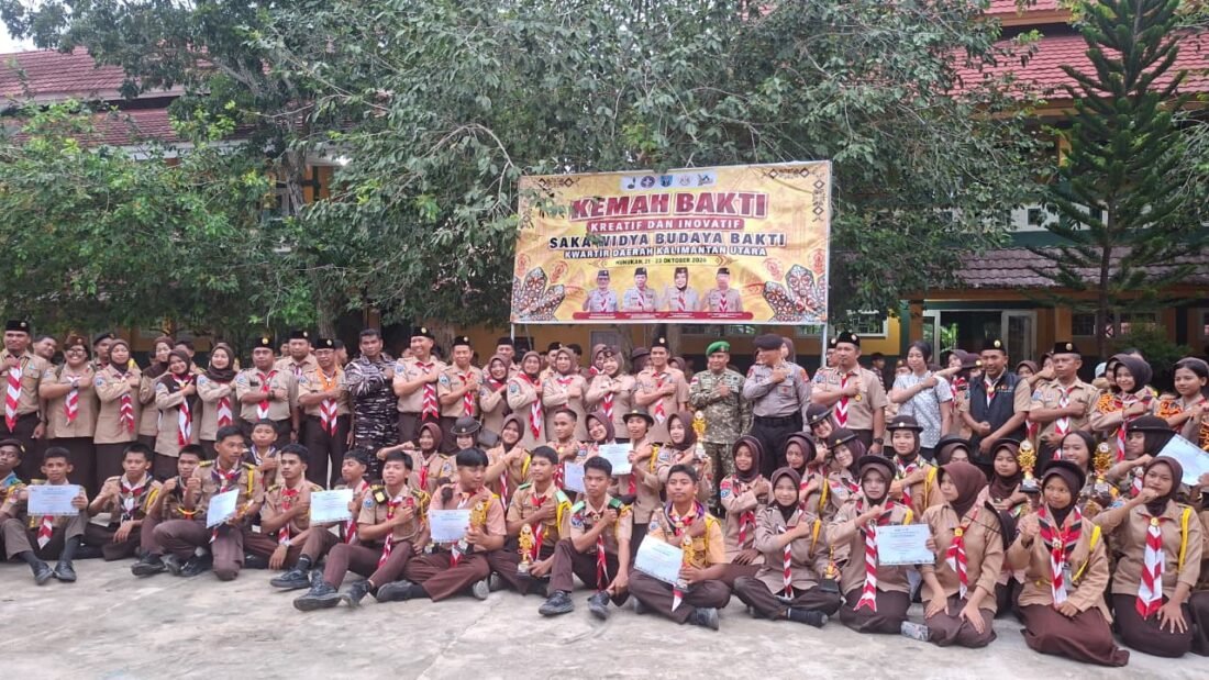 Kemah Bakti Pramuka Kwarda Kaltara Ditutup di Nunukan, 250 Peserta dari 7 Gugus Depan Ikut serta