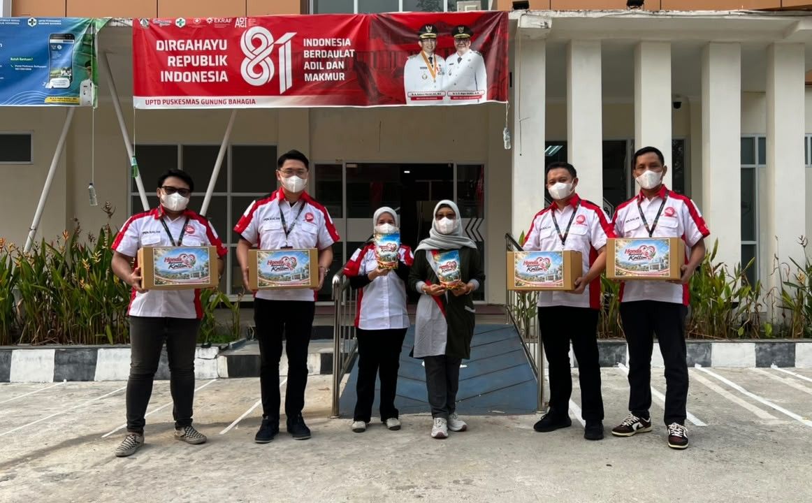 Astra Motor Kaltim 1 Salurkan Masker hingga Servis Motor Gratis di Puskesmas Gunung Bahagia Balikpapan