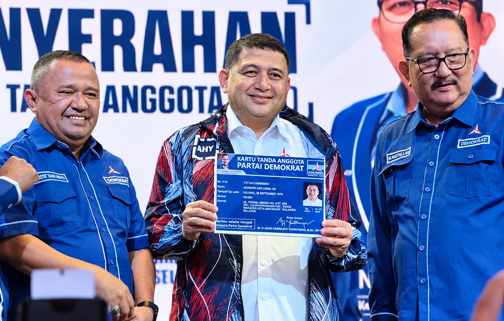 Wali Kota Makassar Munafri Arifuddin Terpilih Aklamasi Pimpin Demokrat Sulsel 2026–2031