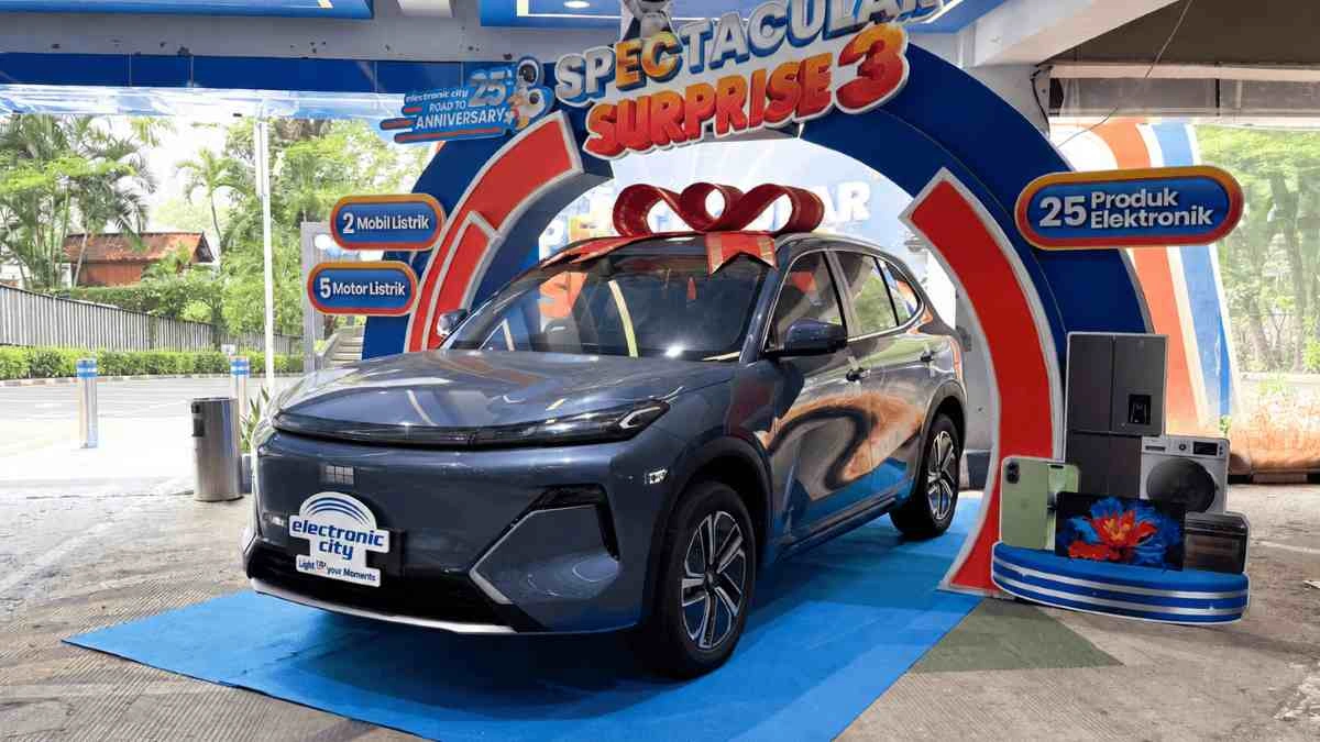 Beli Elektronik di Electronic City Berpeluang Menang Geely Starray EM-i dan EX2