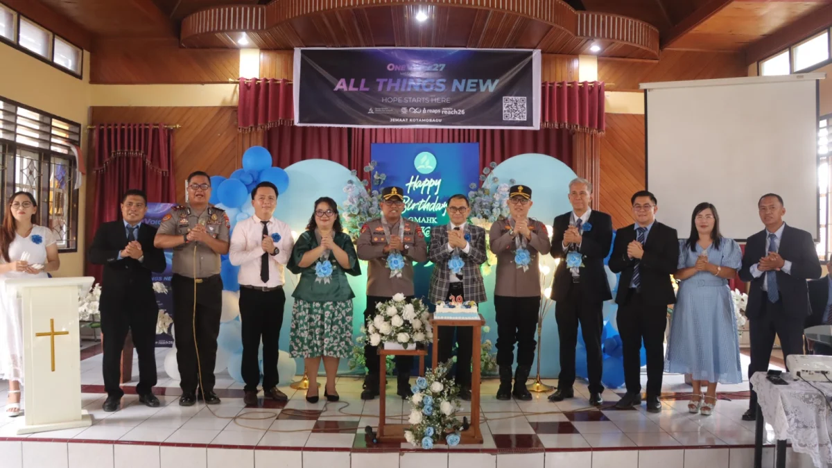 Kapolres Kotamobagu Hadiri HUT ke-39 Jemaat Advent, Ajak Tokoh Agama Jaga Keamanan Bersama