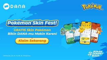 DANA Hadirkan Skin Pokémon di Kampanye Pokémon Skin Fest