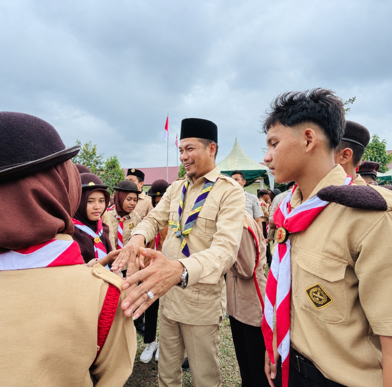 Wabup Aceh Timur Buka Perkemahan Pramuka Penggalang SMP, 180 Siswa dari 90 Sekolah Ikut serta