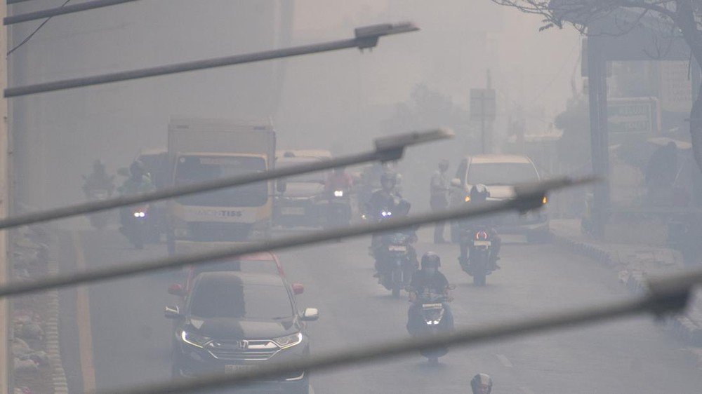 Kabut Asap Palembang Ancam Ekonomi Warga, Omzet Pedagang Pempek di Kantin UIN Anjlok