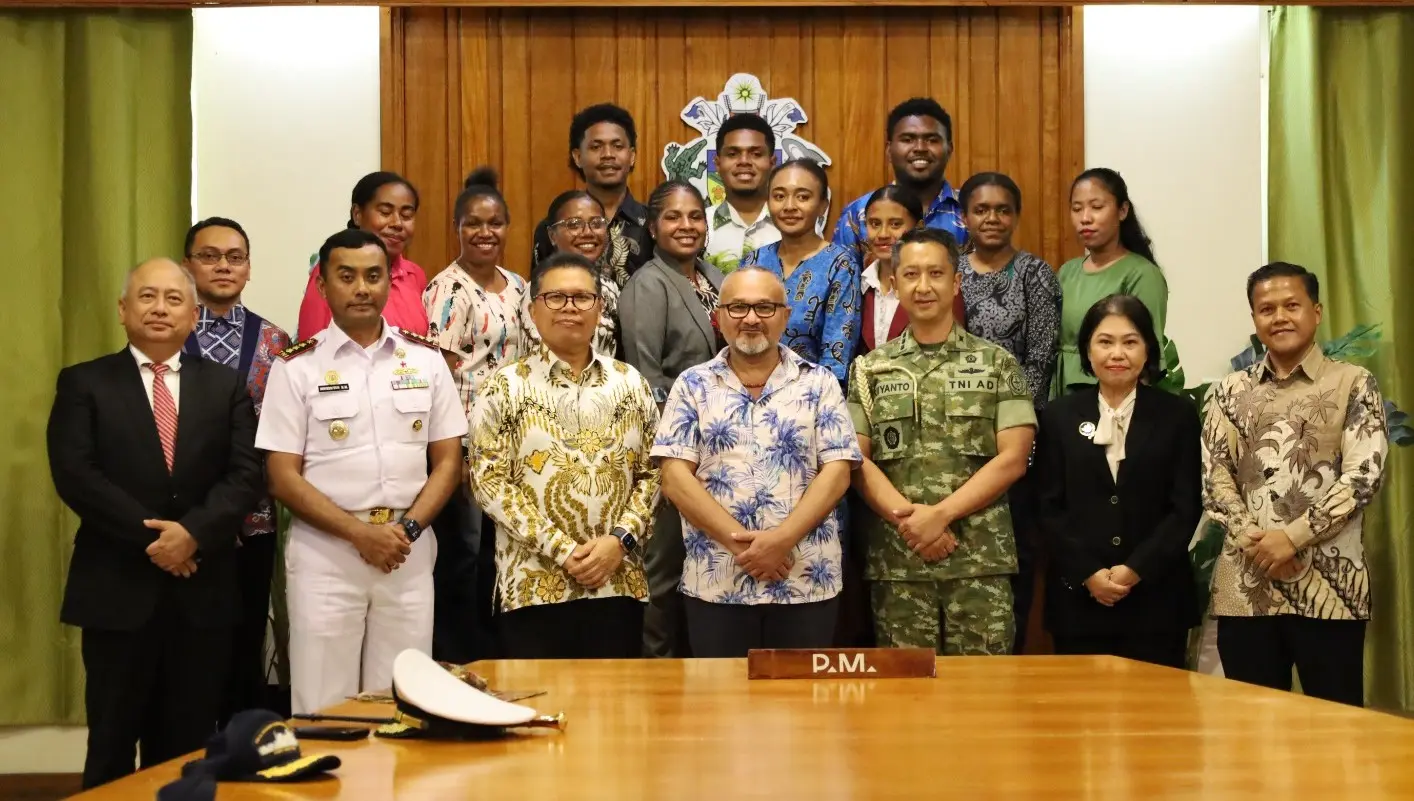 PM Kepulauan Solomon Terima Dubes RI di Kantor Kabinet, Sepakati Perkuat Pertukaran Warga Melanesia