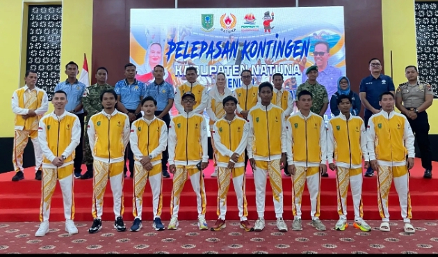 Bupati Natuna Cen Sui Lan Lepas 334 Kontingen ke Porprov VI Kepri, 252 Atlet Berlaga di 23 Cabor