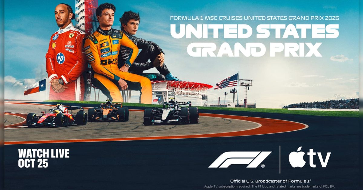 Apple TV Hadirkan Siaran Langsung F1 dengan Dolby Atmos di AS