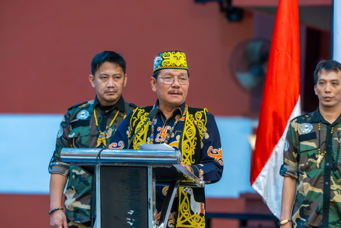 Wagub Kaltara Ingkong Ala Minta BAKORMAD Tarakan dan DAD Perkuat Persatuan Adat Dayak