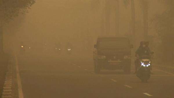 Kabut Asap Karhutla Selimuti Palangka Raya, ISPU Tembus 1.247 Kategori Berbahaya