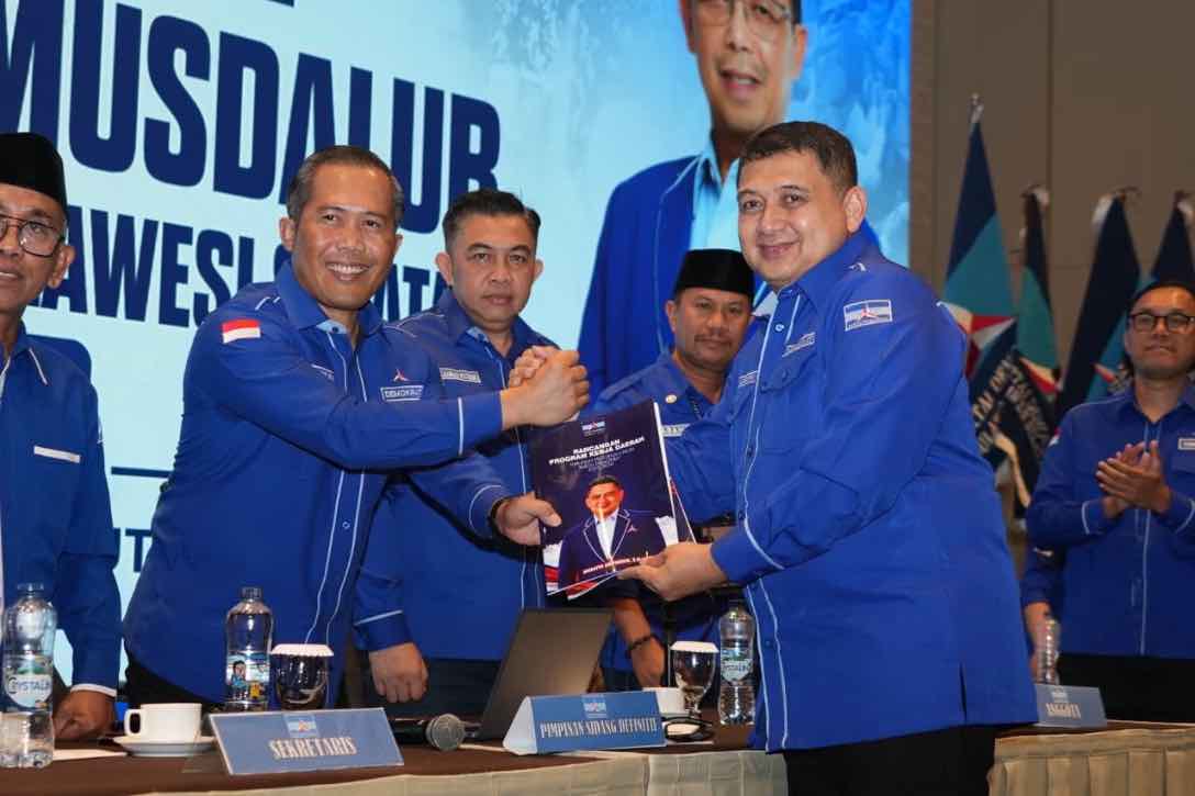 Munafri Arifuddin Resmi Pimpin Demokrat Sulsel 2026–2031, Dukungan 24 DPC Bulat