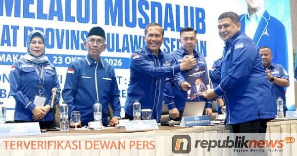 Munafri Arifuddin Pimpin Demokrat Sulsel, Punya 30 Hari Susun Pengurus Baru