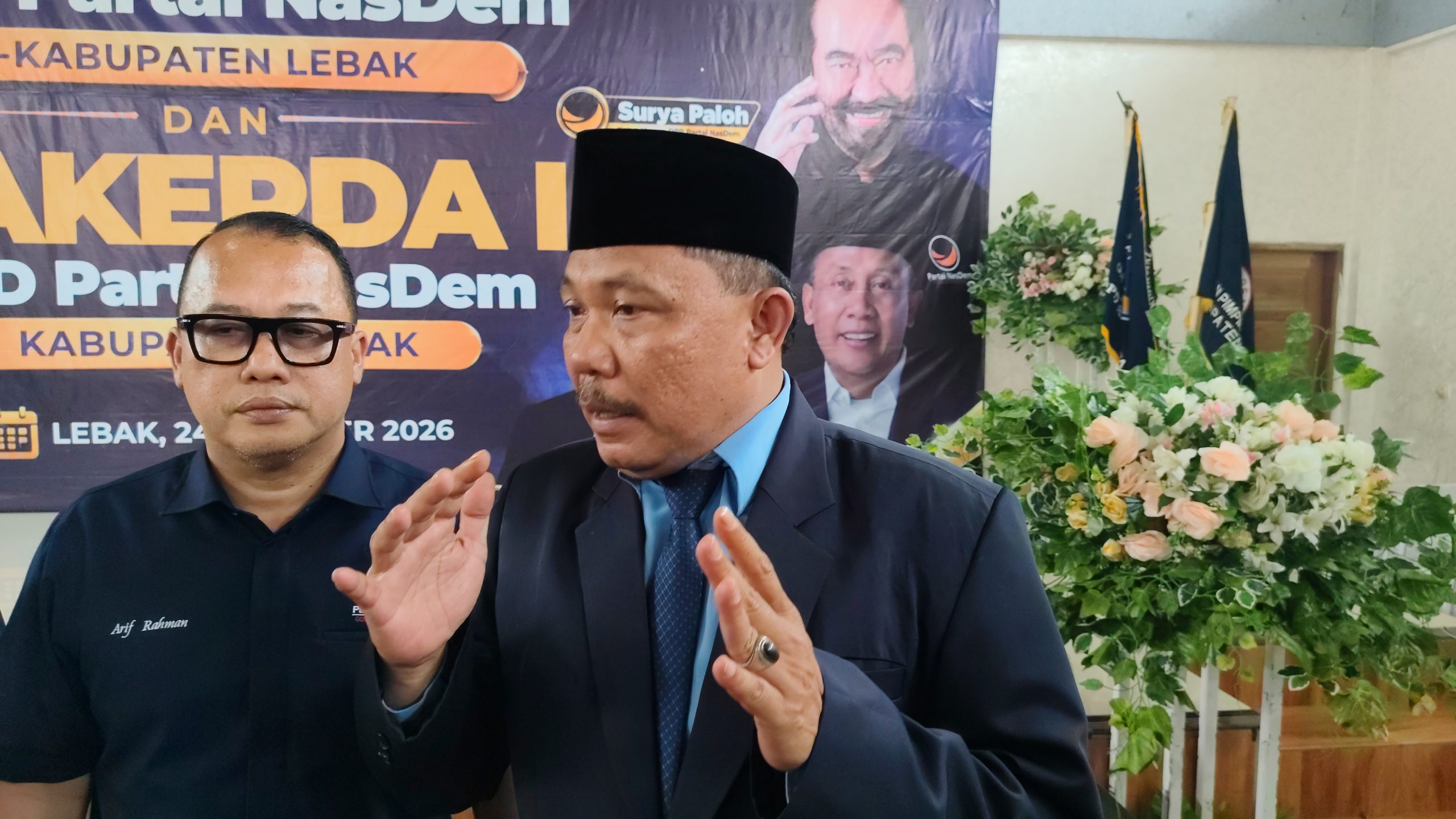 NasDem Lebak Targetkan Kursi Ketua DPRD di Pemilu 2029, Kuatkan Ranting di Semua Dapil