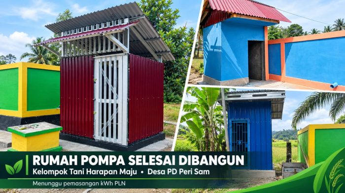 33 Titik Irigasi Perpompaan di Seluma Beroperasi November, 366 Hektare Sawah Tadah Hujan Terlayani