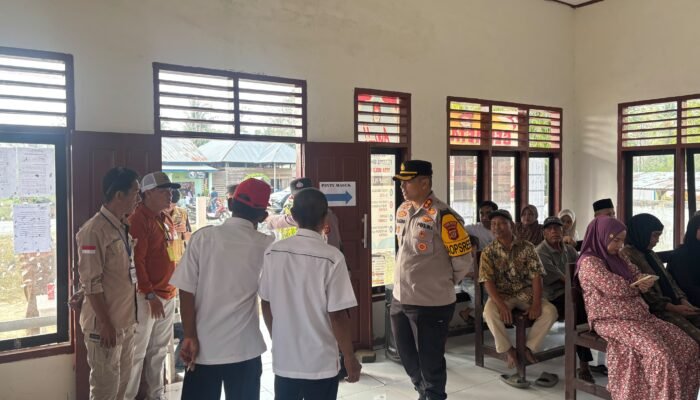 Kapolres Konawe Selatan Turun Langsung Pantau 3 Desa di Tinanggea Saat Pilkades, Situasi Kamtibmas Kondusif