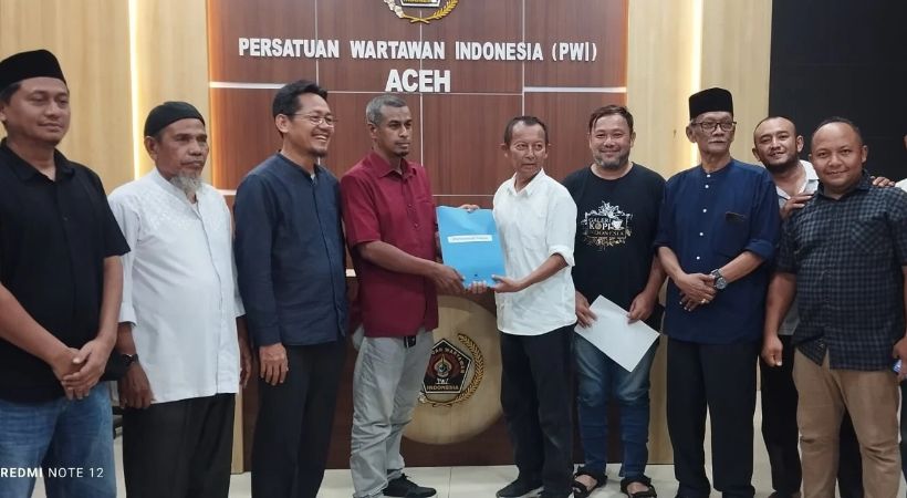 Muhammad Saman Kembalikan Berkas Calon Ketua PWI Aceh, Bawa Dukungan 32 Anggota dan 8 Agenda