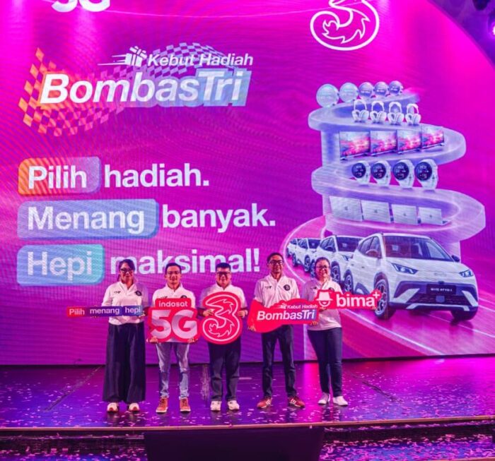 Tri Luncurkan Kebut Hadiah BombasTri 2026, 2.026 Hadiah Diperebutkan Mulai 1 Oktober