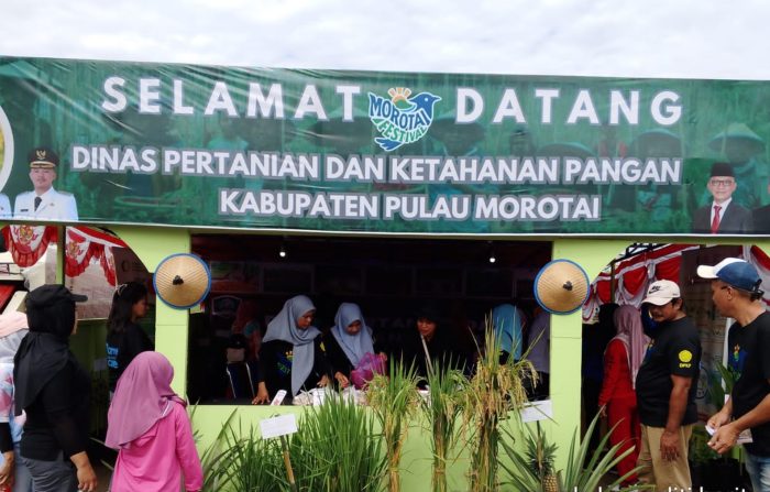 Dinas Pertanian Morotai Gelar Pangan Murah di Morovest 2026, Layani Pendaftaran Pupuk hingga Laporan Karhutla