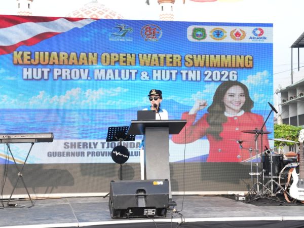 Gubernur Maluku Utara Sherly Tjoanda Dorong Renang Jadi Ekstrakurikuler Sekolah, Manfaatkan Kolam Lanal Ternate