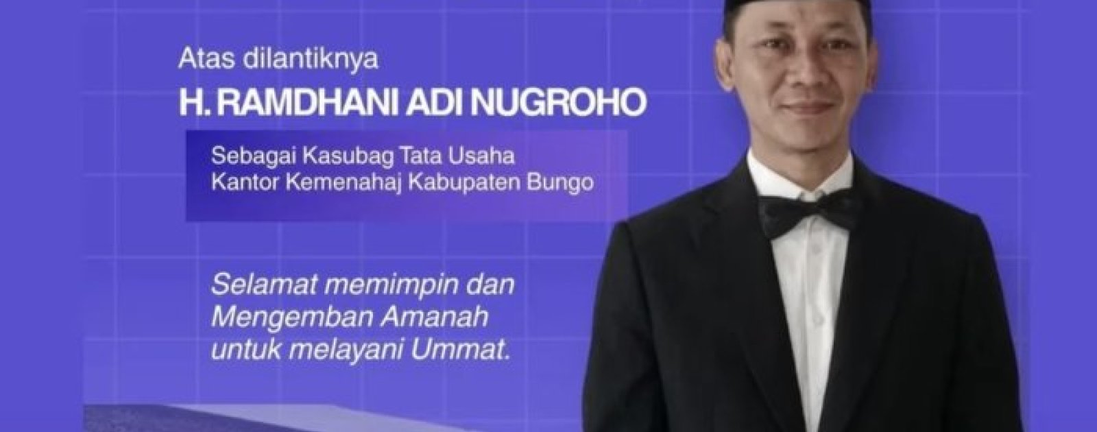 Menhaj Lantik Kasubag TU Kemenhaj Bungo, Dua Pejabat Jambi Diambil Sumpah secara Daring