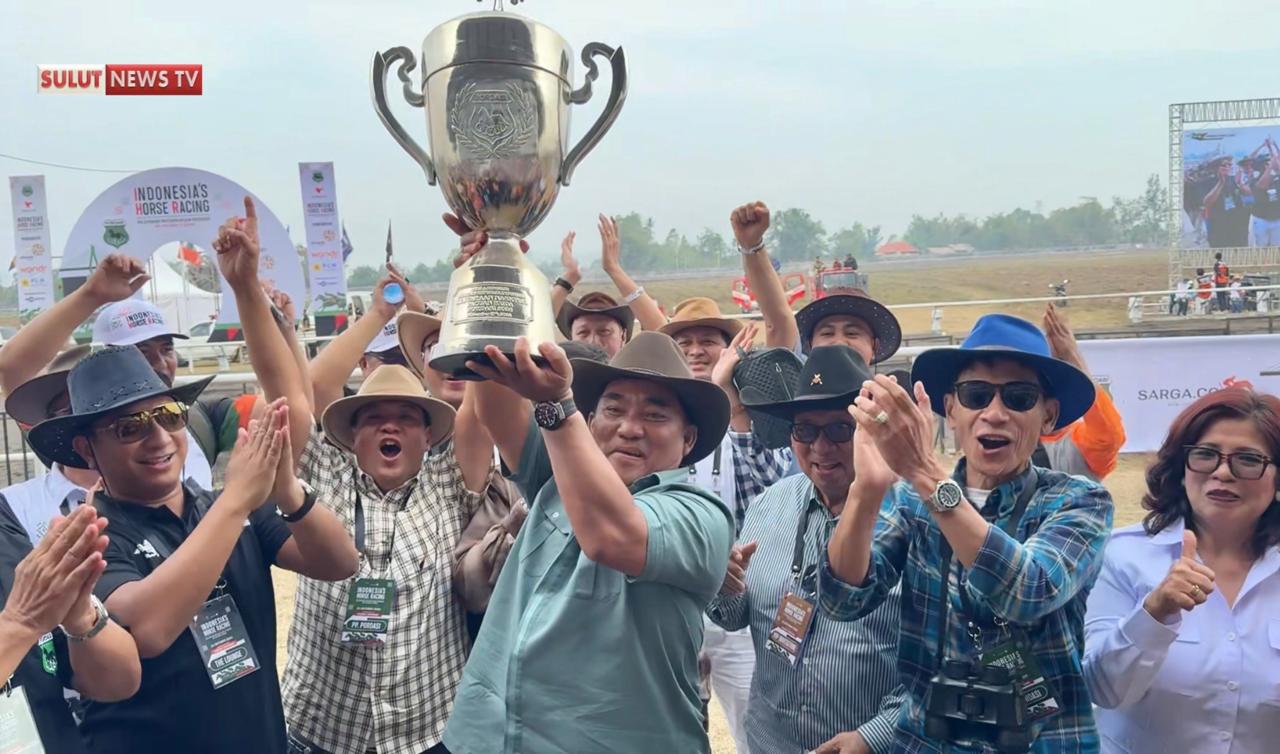 Sulut Juara Umum Kejurnas Pacuan Kuda ke-60 Seri II di Tompaso, Bawa Pulang Piala Presiden
