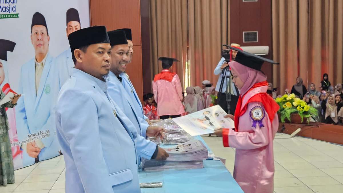 BKPRMI Makassar Wisuda 701 Santri dari 115 TPA, Puncak Perayaan Digelar di Masjid Raya November 2026