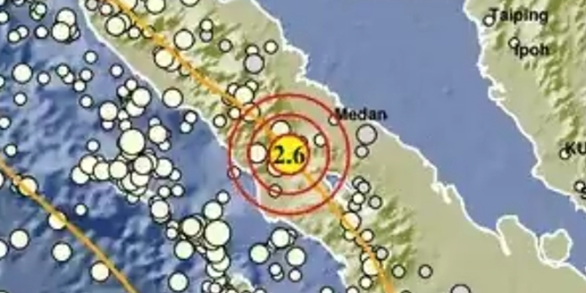 Gempa Dangkal M 2,6 Guncang Aceh Tenggara, BMKG Sebut Pusat Gempa di Darat Kedalaman 3 Km