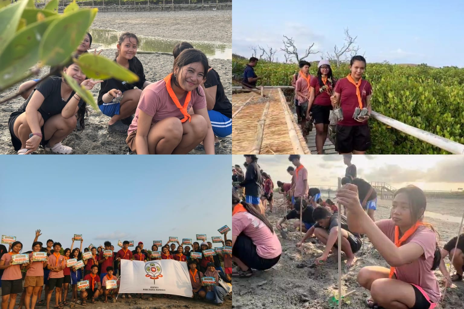 Pembina SISPALA SMAN 1 Kuta Dorong IWO Bali Latih Jurnalistik Pelajar Usai Tanam Mangrove di Tahura Ngurah Rai
