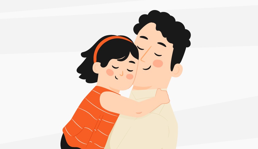 Pelukan Ayah Penting untuk Tumbuh Kembang Anak, Ini Manfaatnya