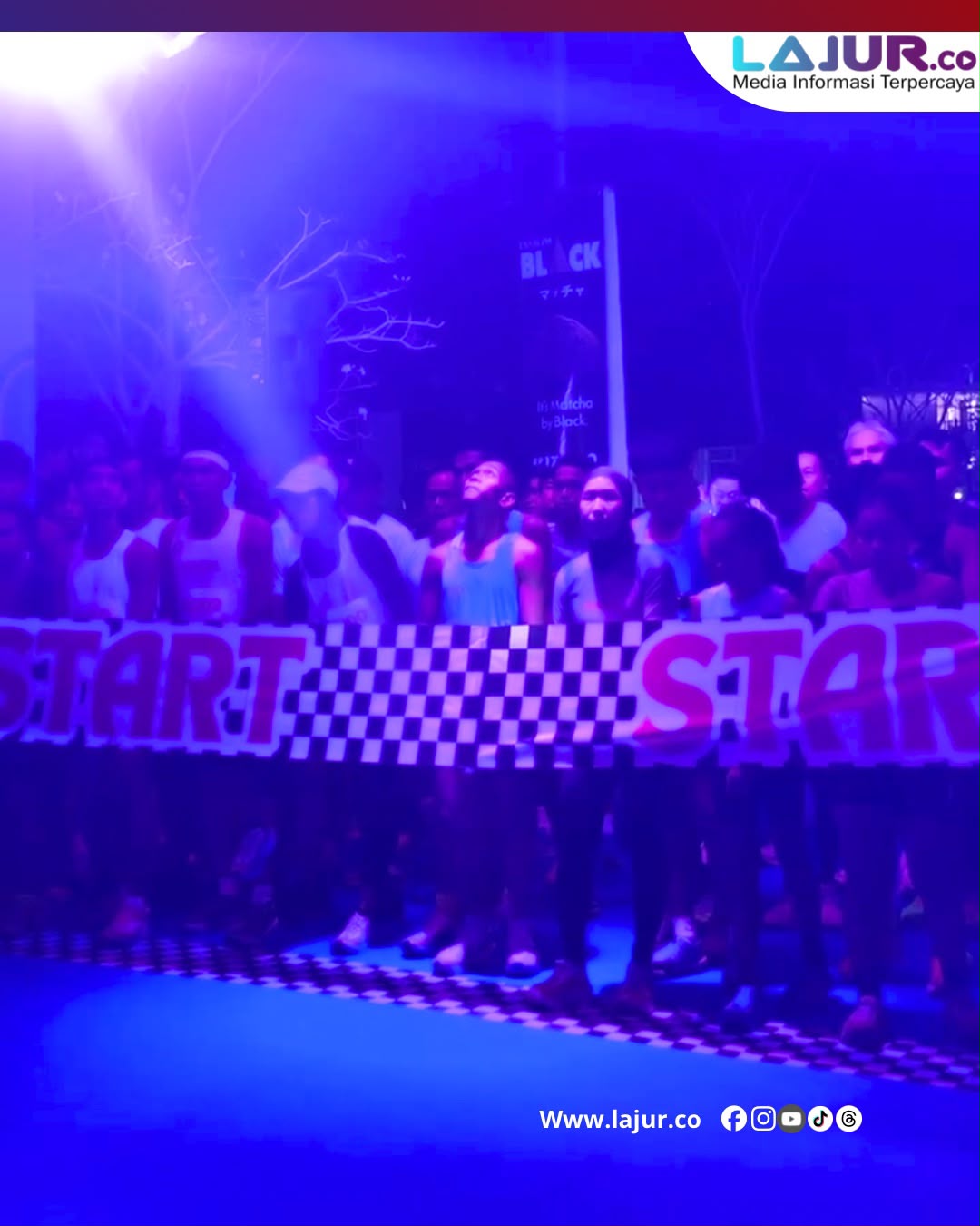 Ribuan Pelari Padati Eks MTQ Kendari di BIK Night Run 2026, OJK Ajak Warga Jaga Kesehatan Finansial