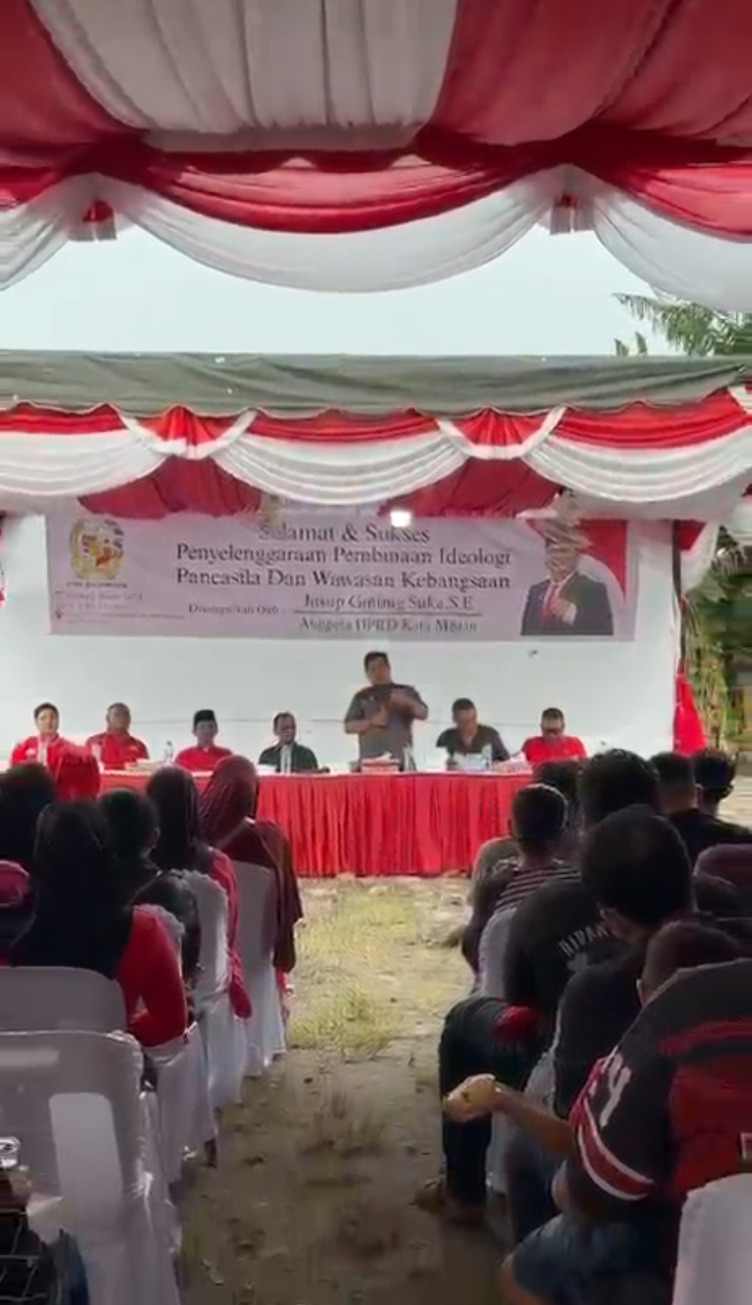 Anggota DPRD Medan Jusup Ginting Suka Ajak Warga Kemenangan Tani Perkuat Persatuan dan Tak Mau Diadu Domba
