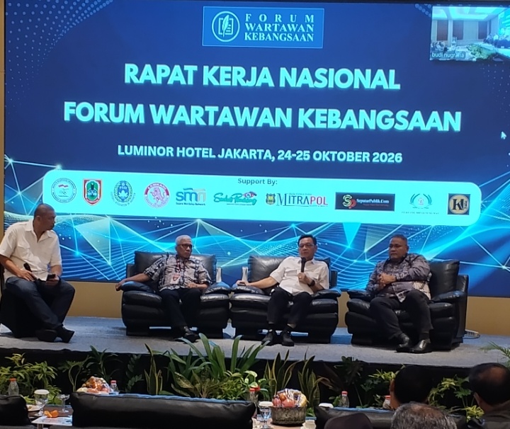 Gubernur Lemhannas Ace Hasan Syadzily Ajak Wartawan di Rakernas FWK Sebarkan Nilai Kebangsaan Lewat Jurnalisme Kritis