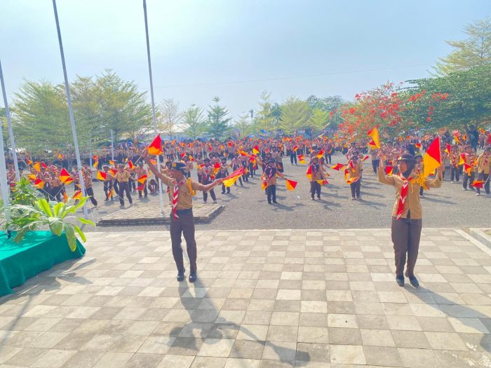 Ribuan Pramuka Morotai Tampil Serempak Lewat Simaphore Dance di Pembukaan Mabicab Cup II 2026