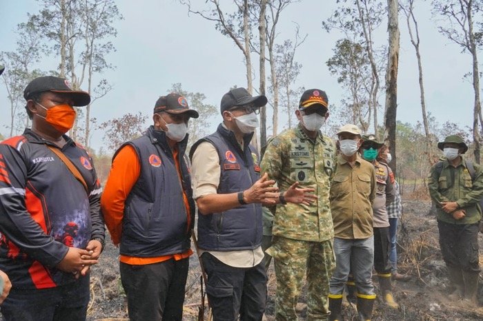 Karhutla TNWK Lampung Timur: 110 Titik Api Terdeteksi, 68 Hektare Masih Terbakar