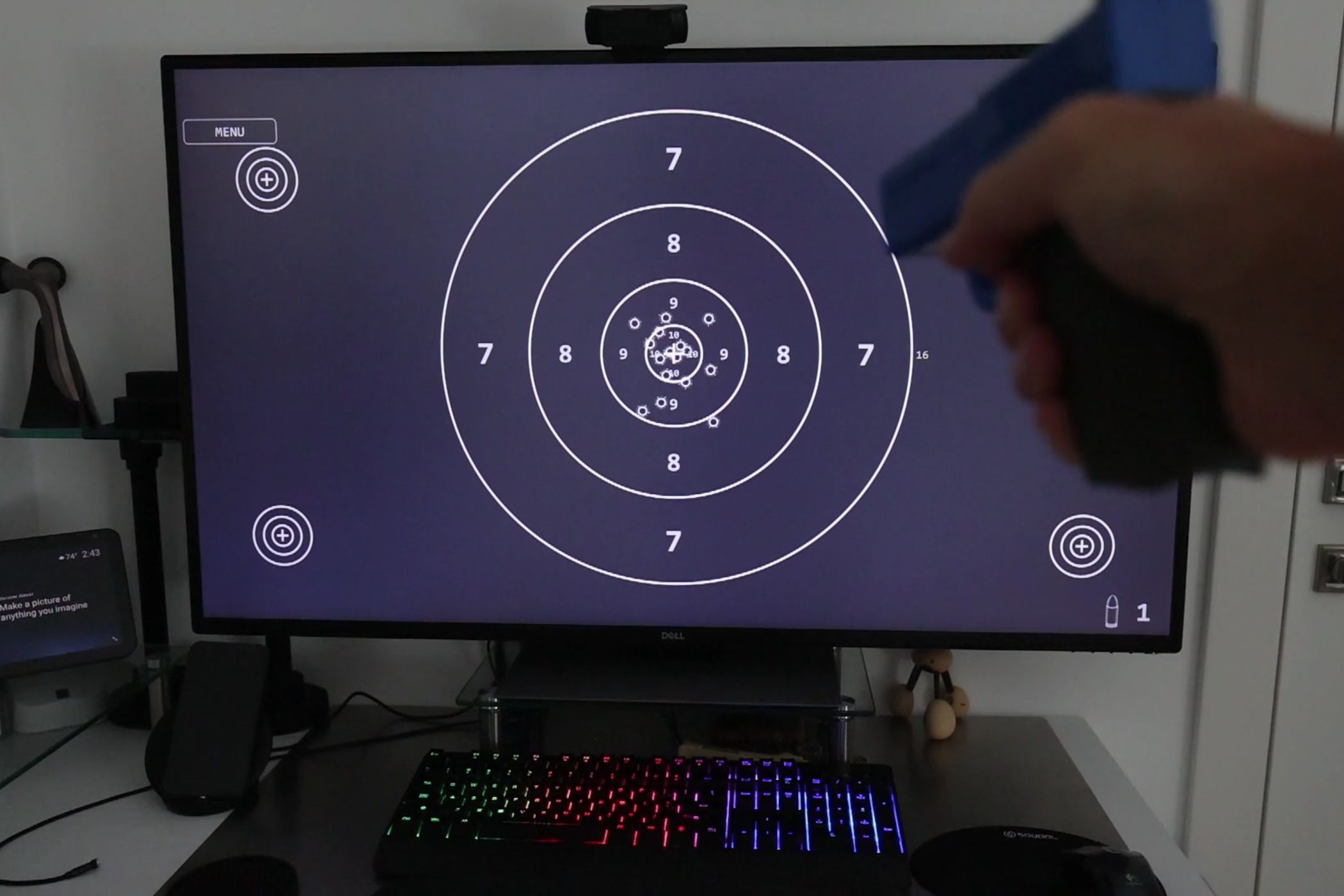 ScreenPlink Ubah Monitor Jadi Arena Tembak Laser Pakai Webcam
